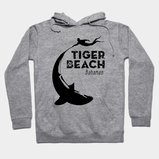 Shark Diving - Tiger beach, Bahamas Hoodie by TMBTM